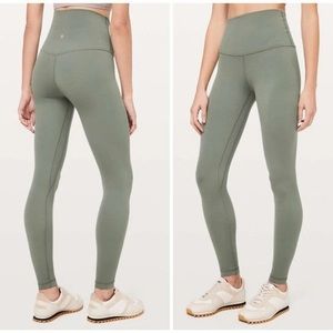 Lululemon Align 28” Super High Waisted Grey Sage